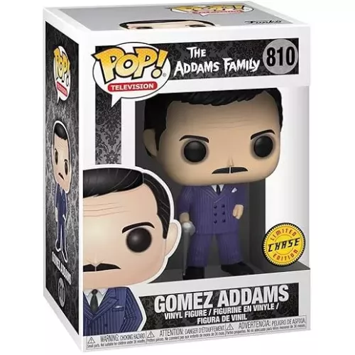 Funko Pop! Gomez Addams #810 Rapier Chase The Addams Family Box