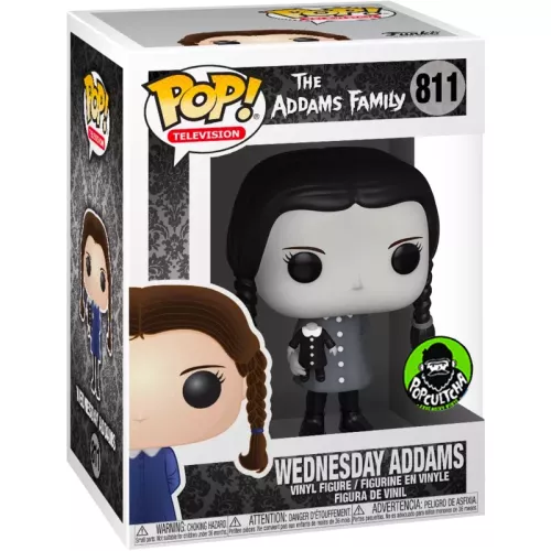 Funko Pop! Wednesday Addams #811 Black and White The Addams Family Box