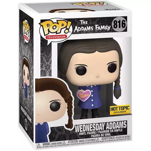 Funko Pop! Wednesday Addams #816 Valentine The Addams Family Box