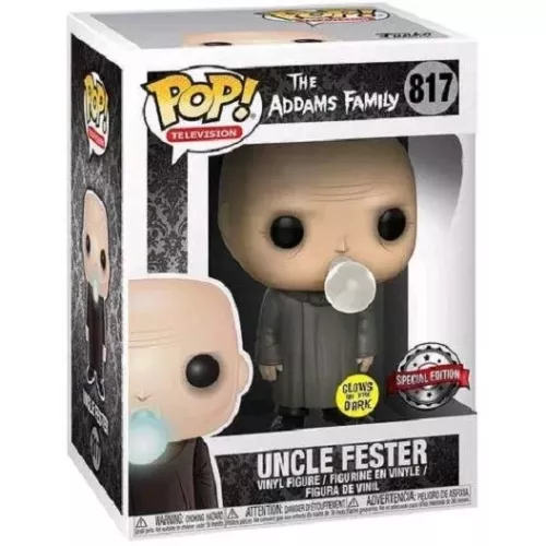 Funko Pop! Uncle Fester #817 Lightbulb The Addams Family Box