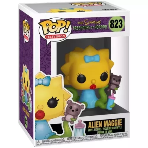 Funko Pop! Alien Maggie #823 The Simpsons Treehouse of Horror Box