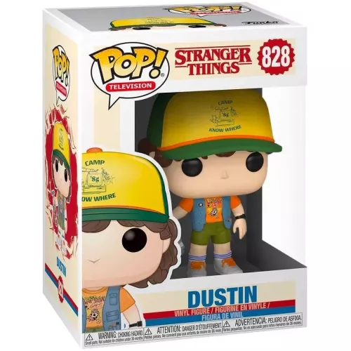 Funko Pop! Dustin #828 Vest Stranger Things Television Box