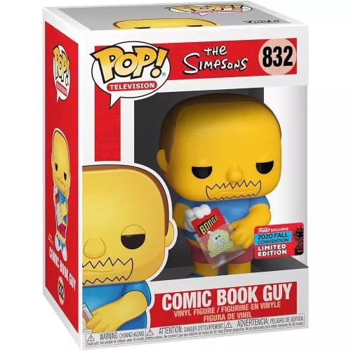 Funko Pop! Comic Book Guy #832 The Simpsons Television Box