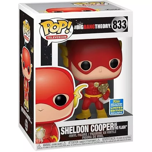 Sheldon Cooper as The Flash Box