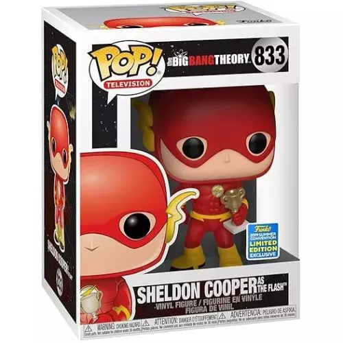 Funko Pop! Sheldon Cooper as The Flash #833 The Big Bang Theory Box