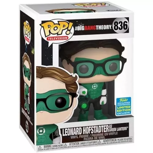 Funko Pop! Leonard Hofstadter as Green Lantern #836 Box