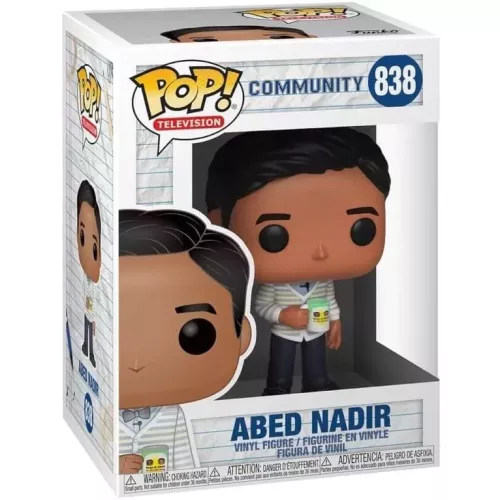 Funko Pop! Abed Nadir #838 Community Television Vinyl Figure Box