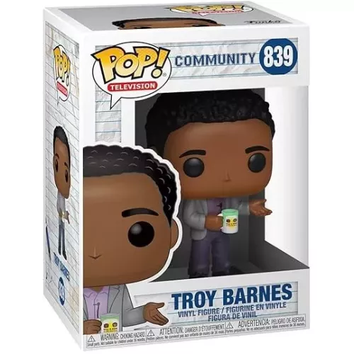Funko Pop! Troy Barnes #839 Community Television Vinyl Figure Box