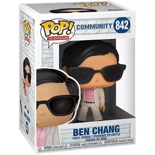 Funko Pop! Ben Chang #842 Community Television Vinyl Figure Box