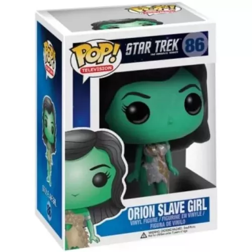 Funko Pop! Orion Slave Girl #86 Star Trek The Original Series Box