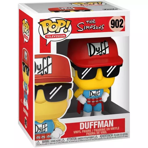 Funko Pop! Duffman #902 The Simpsons Television Vinyl Figure Box