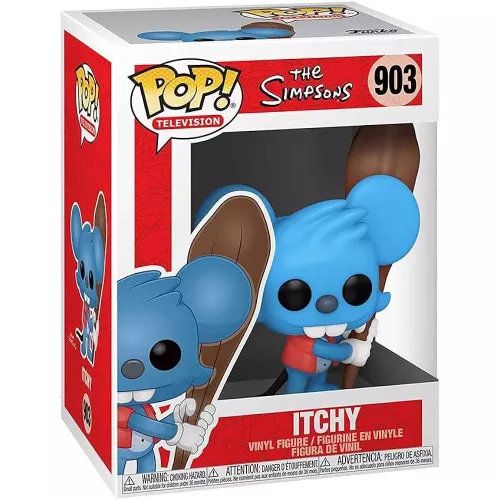 Funko Pop! Itchy #903 The Simpsons Television Vinyl Figure Box
