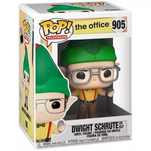 Funko Pop! Dwight Schrute as Elf #905 The Office Television Box
