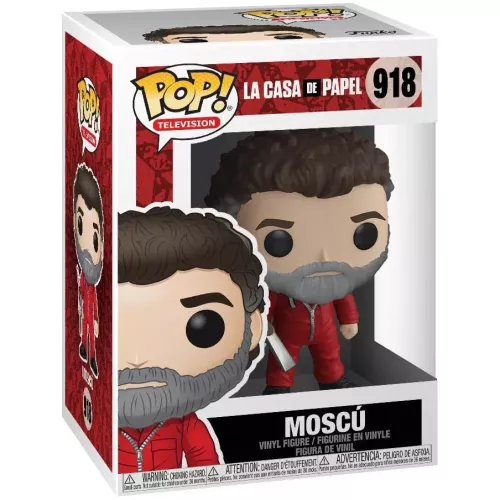 Funko Pop! Moscu #918 La Casa de Papel Television Vinyl Figure Box