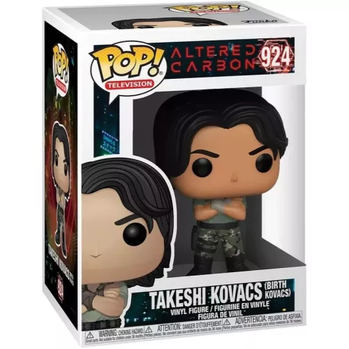 Funko Pop! Takeshi Kovacs (Birth Kovacs) #924 Altered Carbon Box