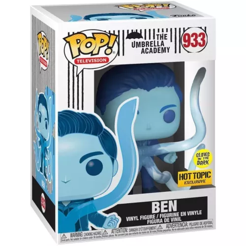 Funko Pop! Ben #933 Glows in the Dark The Umbrella Academy Box