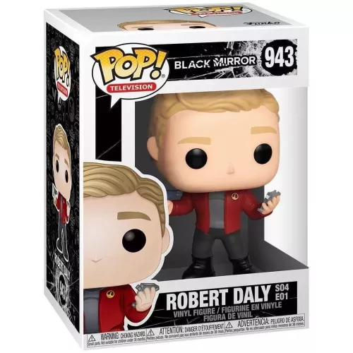 Funko Pop! Robert Daly S04 E01 #943 Black Mirror Television Box