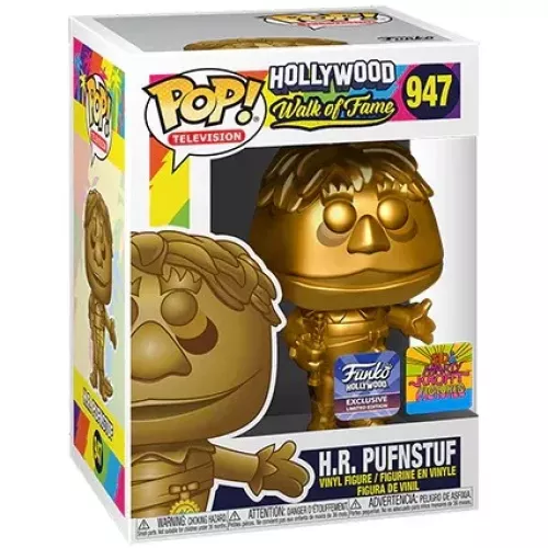 Funko Pop! H.R. Pufnstuf #947 Gold Hollywood Walk of Fame Box