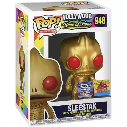 Funko Pop! Sleestak #948 Gold Hollywood Walk of Fame Box