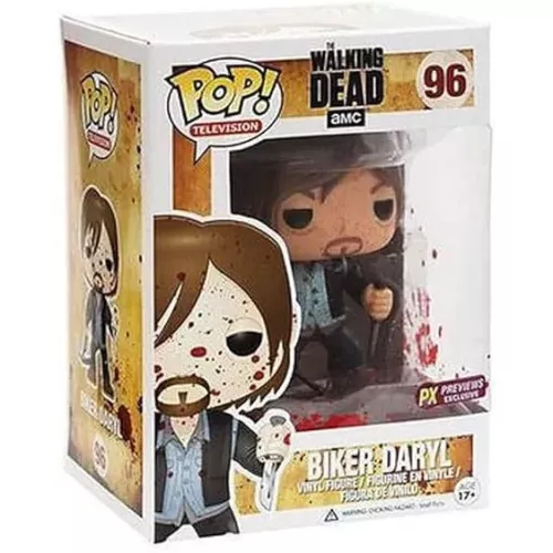 Funko Pop! Biker Daryl #96 Bloody The Walking Dead AMC Box