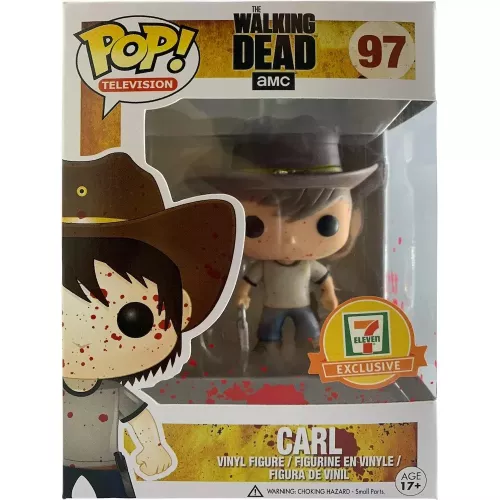 Funko Pop! Carl #97 Bloody The Walking Dead AMC Television Box