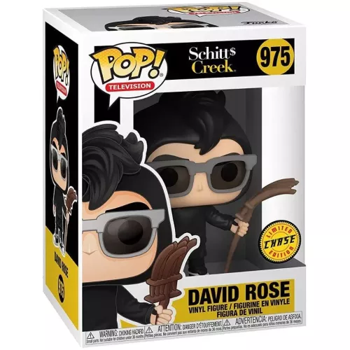 Funko Pop! David Rose #975 Hoodie & Sunglasses Chase Box