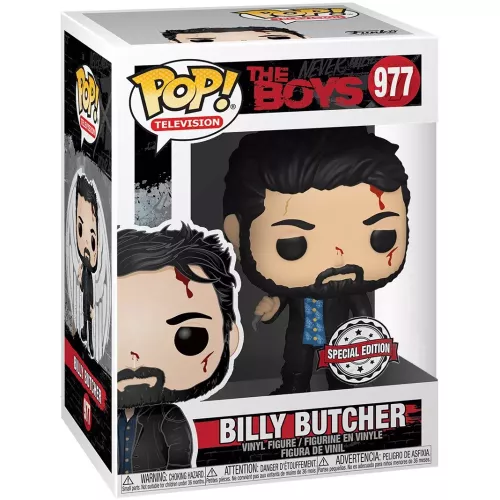 Funko Pop! Billy Butcher #977 Bloody The Boys Television Box