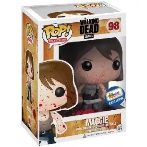 Funko Pop! Maggie #98 Bloody The Walking Dead AMC Television Box