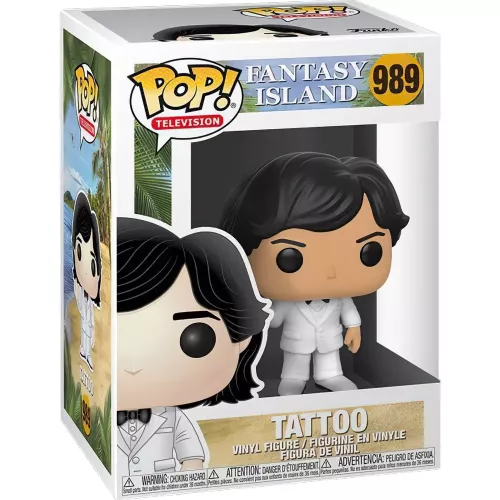 Funko Pop! Tattoo #989 Fantasy Island Television Vinyl Figure Box