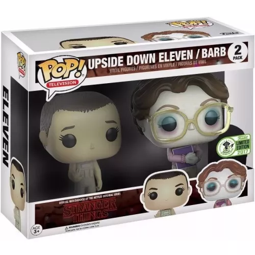 Funko Pop! Upside Down Barb 2 Pack Official Merchandise of the Netflix Original Series Stranger Things Box