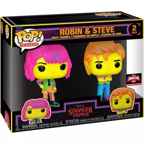Funko Pop! Robin 2 Pack Blacklight Netflix Stranger Things Box