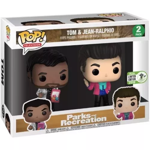 Funko Pop! Tom 2 Pack Parks and Recreation Television Box