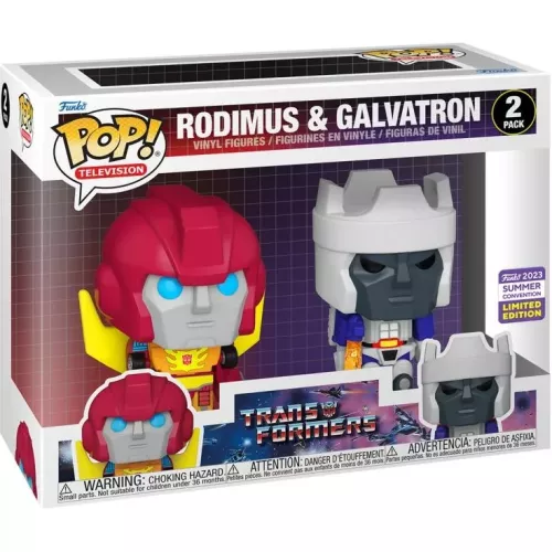 Funko Pop! Galvatron 2 Pack Transformers Television Box