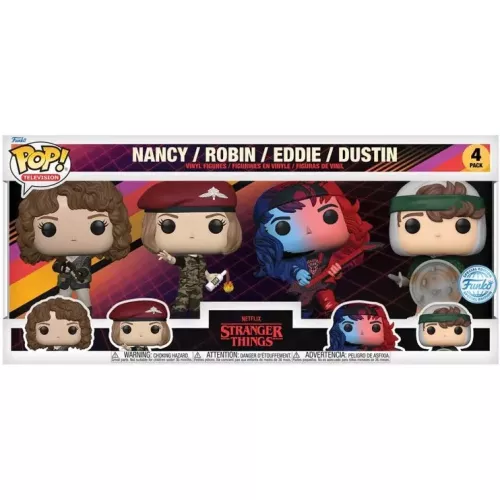 Funko Pop! Eddie 4 Pack Netflix Stranger Things Television Box