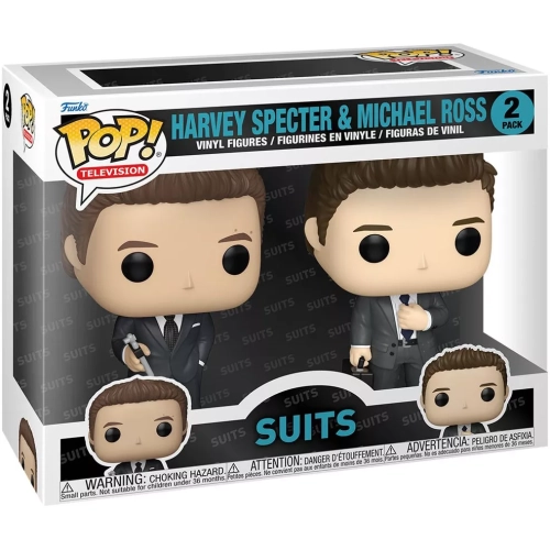 Funko Pop! Harvey Specter 2 Pack Suits Television Vinyl Figure Box