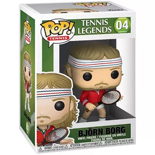 Funko Pop! Bjorn Borg #04 Tennis Legends Vinyl Figure Box