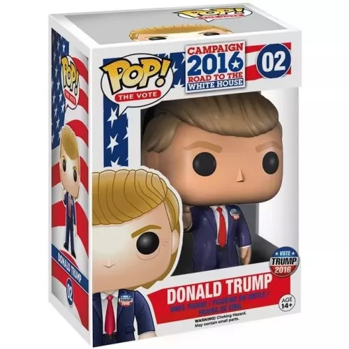 Funko Pop! Donald Trump #02 Campaign 2016 Road to the White House Box