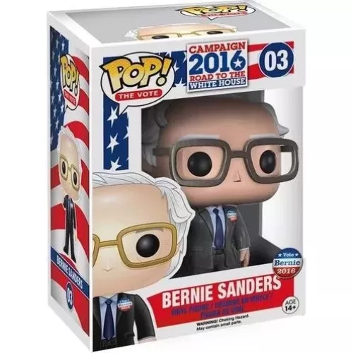 Funko Pop! Bernie Sanders #03 Campaign 2016 Road to the White House Box