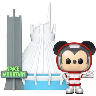 Space Mountain and Mickey Mouse image