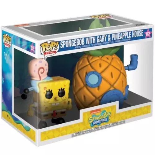 Funko Pop! Spongebob with Gary & Pineapple House #02 Box