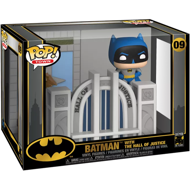 Batman with The Hall of Justice Box