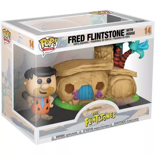 Funko Pop! Fred Flintstone with House #14 Hanna-Barbera The Flintstones Box