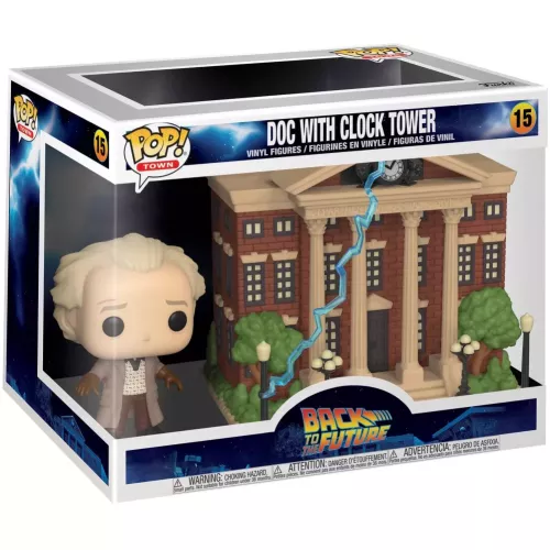 Funko Pop! Doc with Clock Tower #15 Back to the Future Box