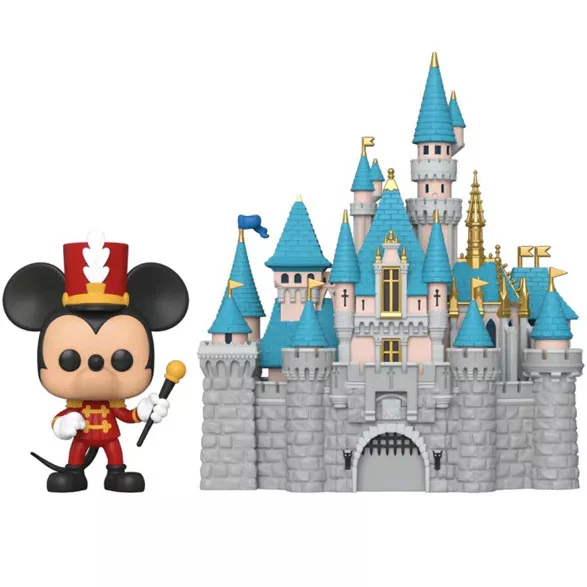 Sleeping Beauty Castle and Mickey Mouse