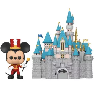 Sleeping Beauty Castle and Mickey Mouse