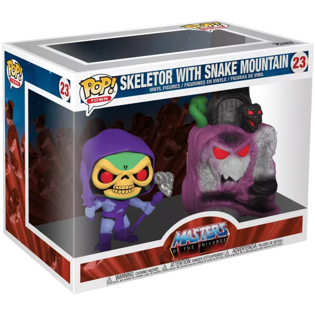 Skeletor with Snake Mountain Box