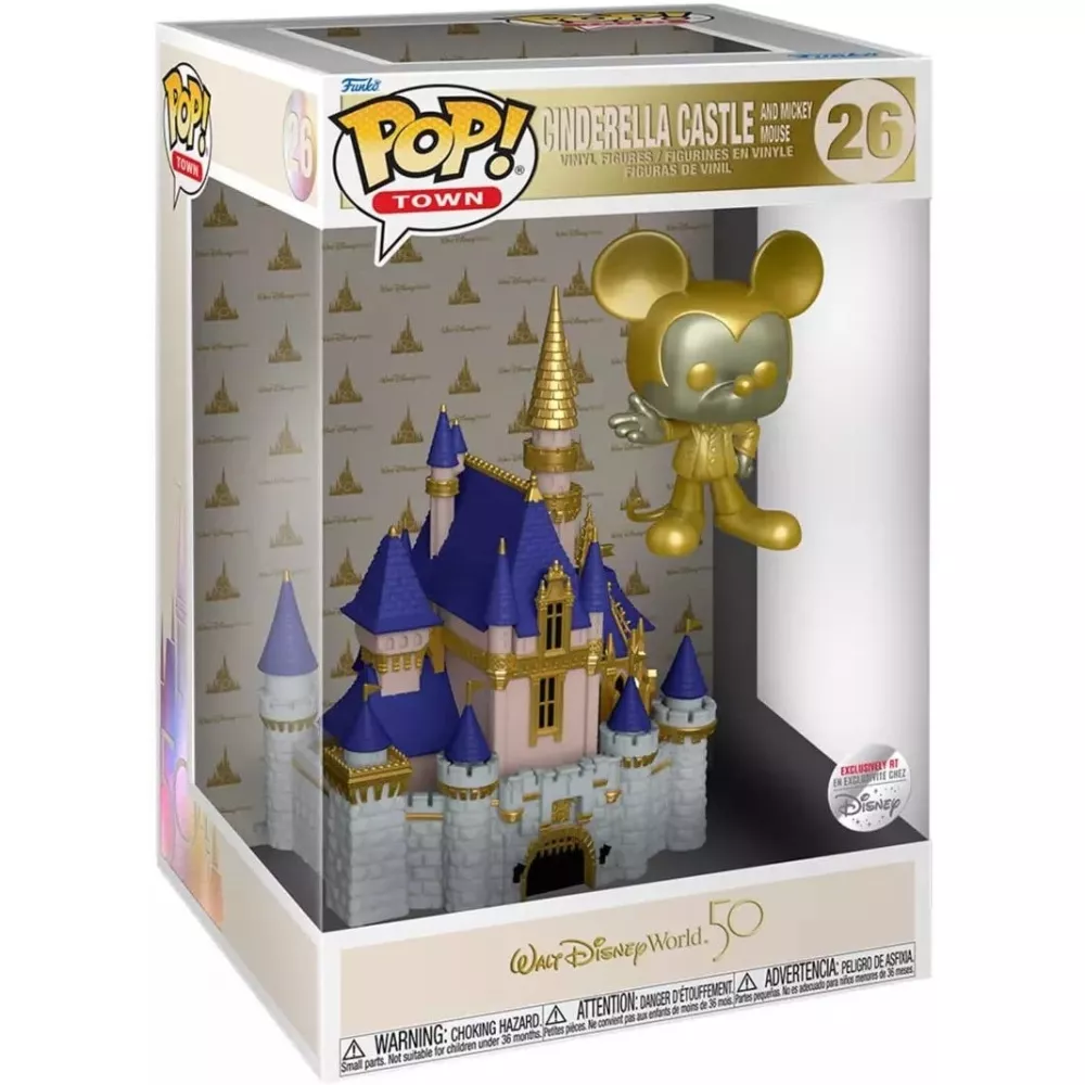 Cinderella Castle and Mickey Mouse Box