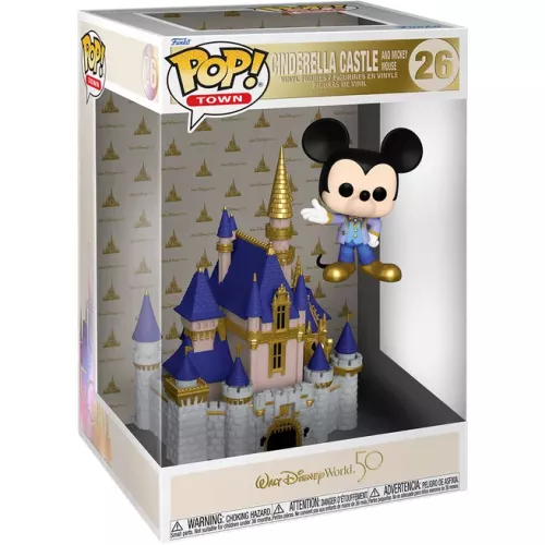Funko Pop! Cinderella Castle and Mickey Mouse #26 Walt Disney World. 50 Box