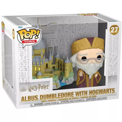 Funko Pop! Albus Dumbledore with Hogwarts #27 Wizarding World Harry Potter Box