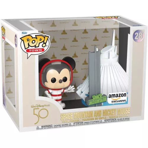 Funko Pop! Space Mountain and Mickey Mouse #28 Walt Disney World. 50 Box